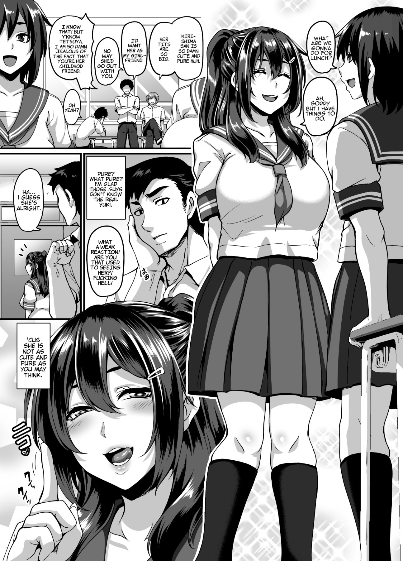 Hentai Manga Comic-Fucking My Lewd Childhood Friend Over and Over-Read-2